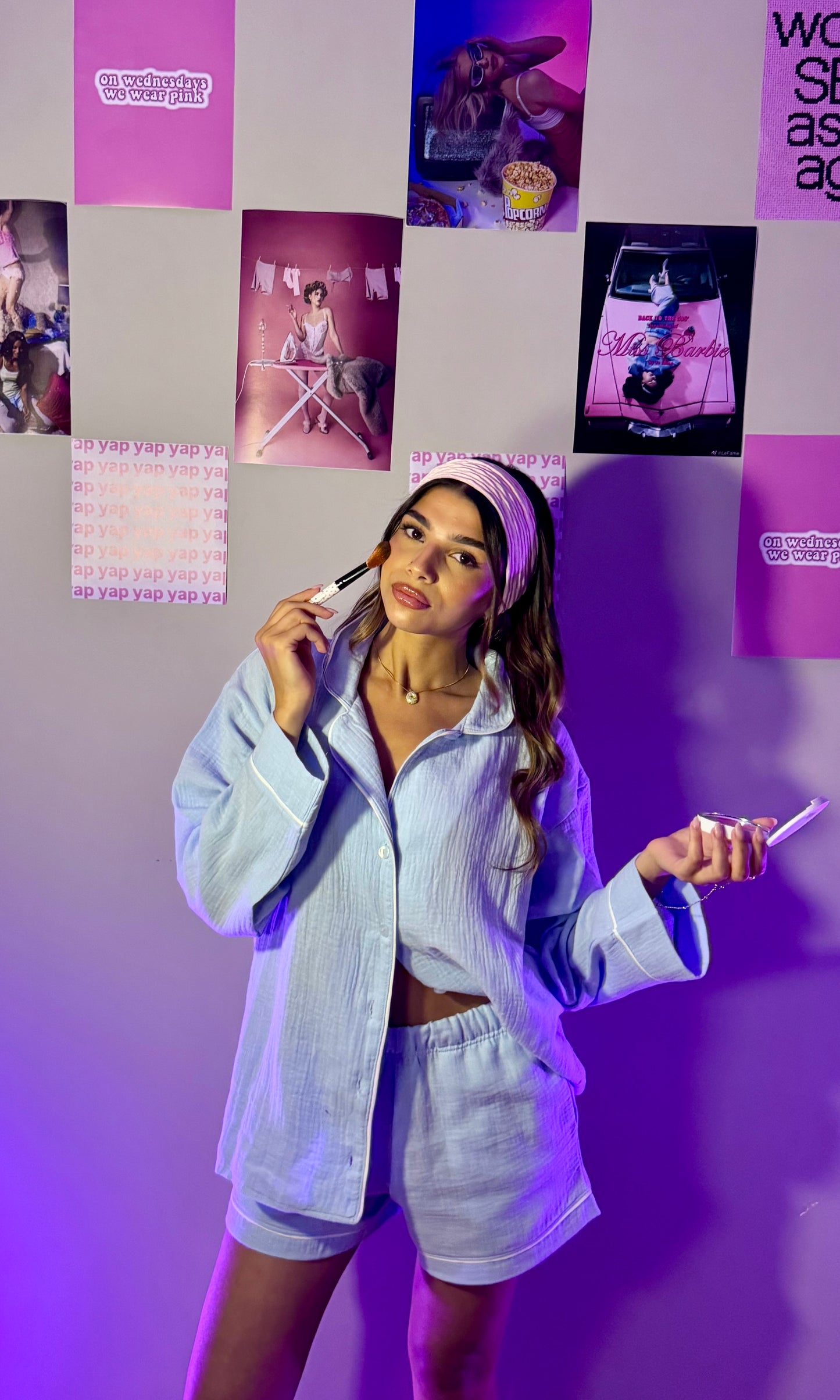 The Muslin PJ - Baby Blue