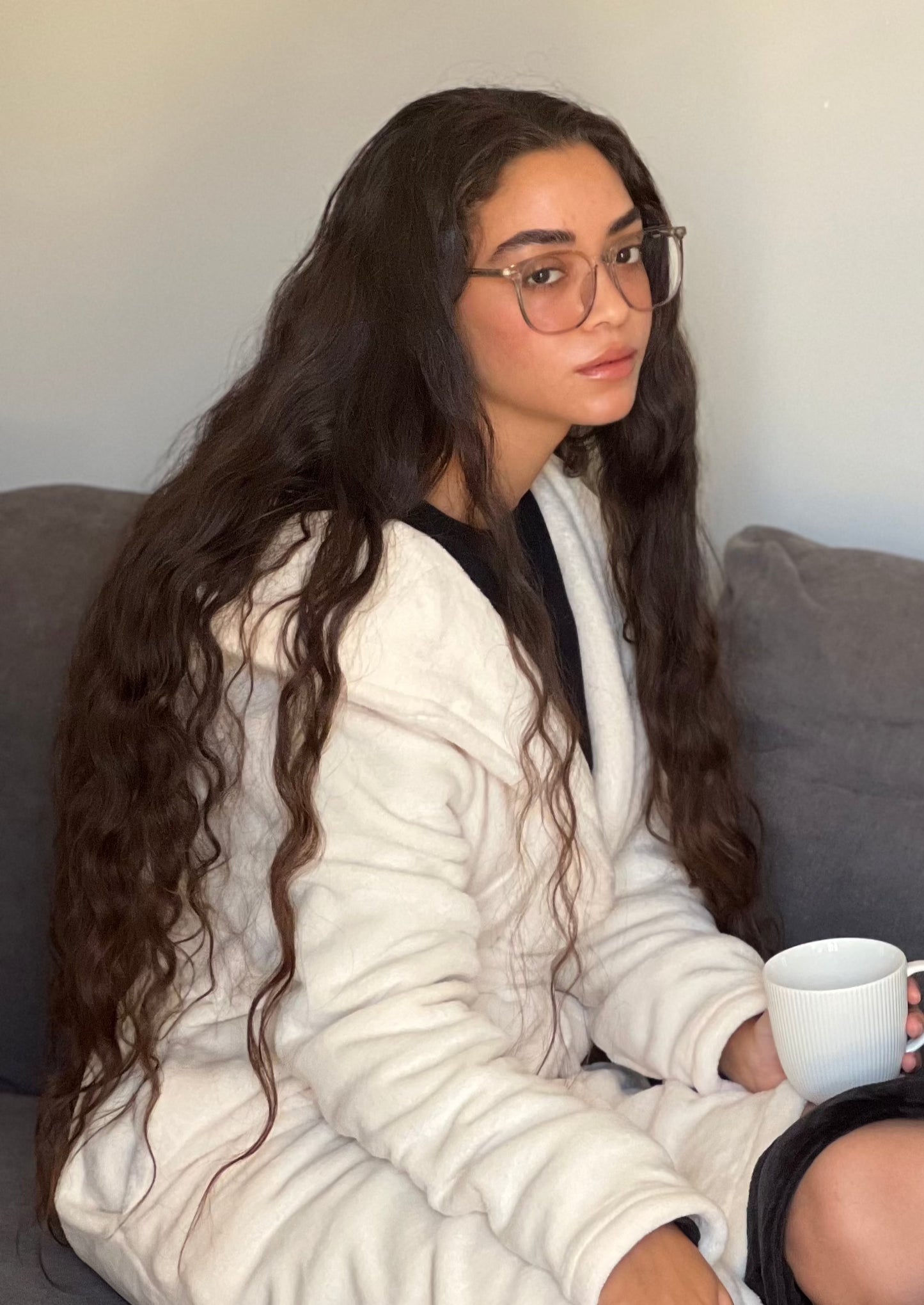 Off White Cozy - Fur Robe