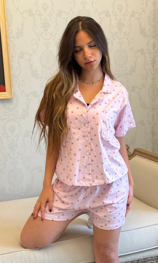 The Classic Shorts PJ - Cherries