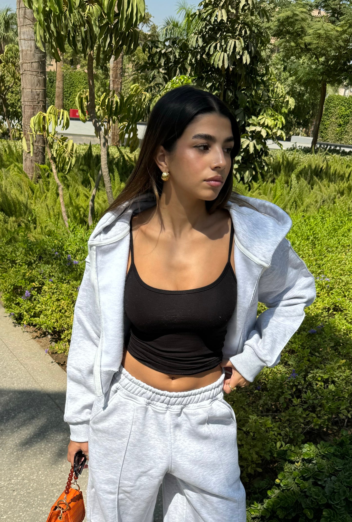 Cropped Jacket Grey