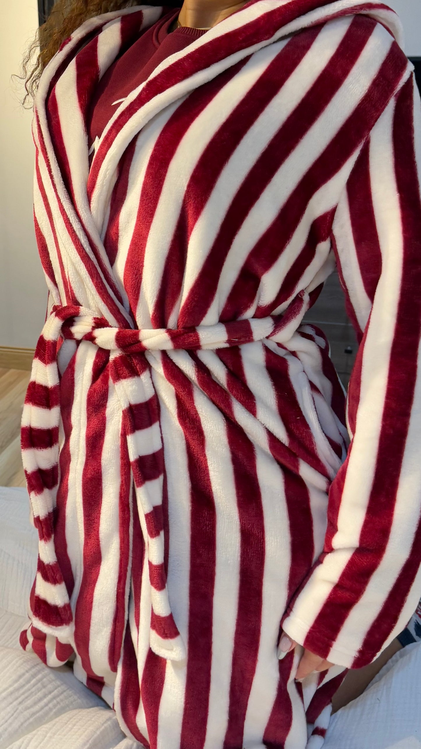 Striped Cozy - Fur Robe