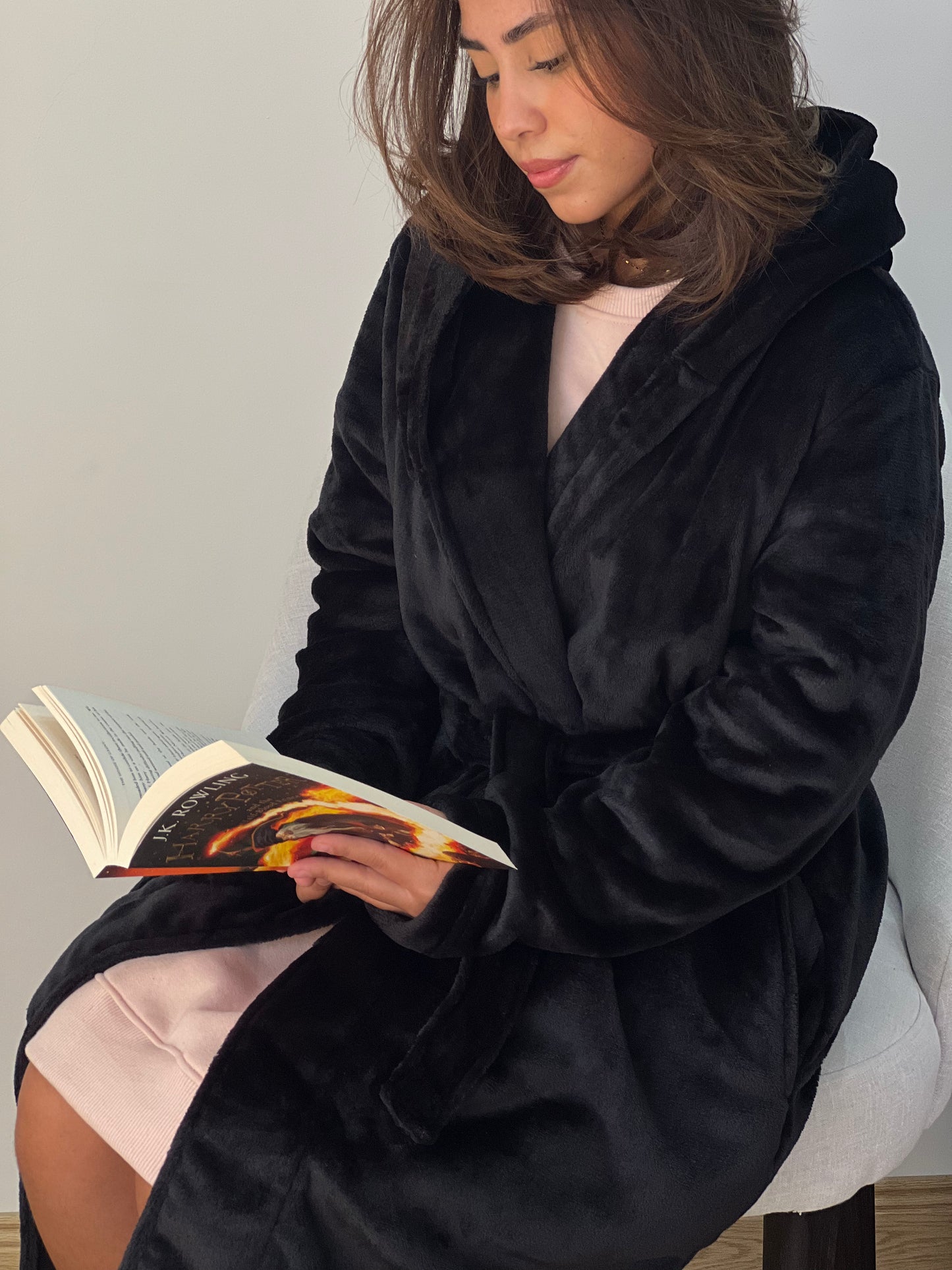 Black Cozy - Fur Robe