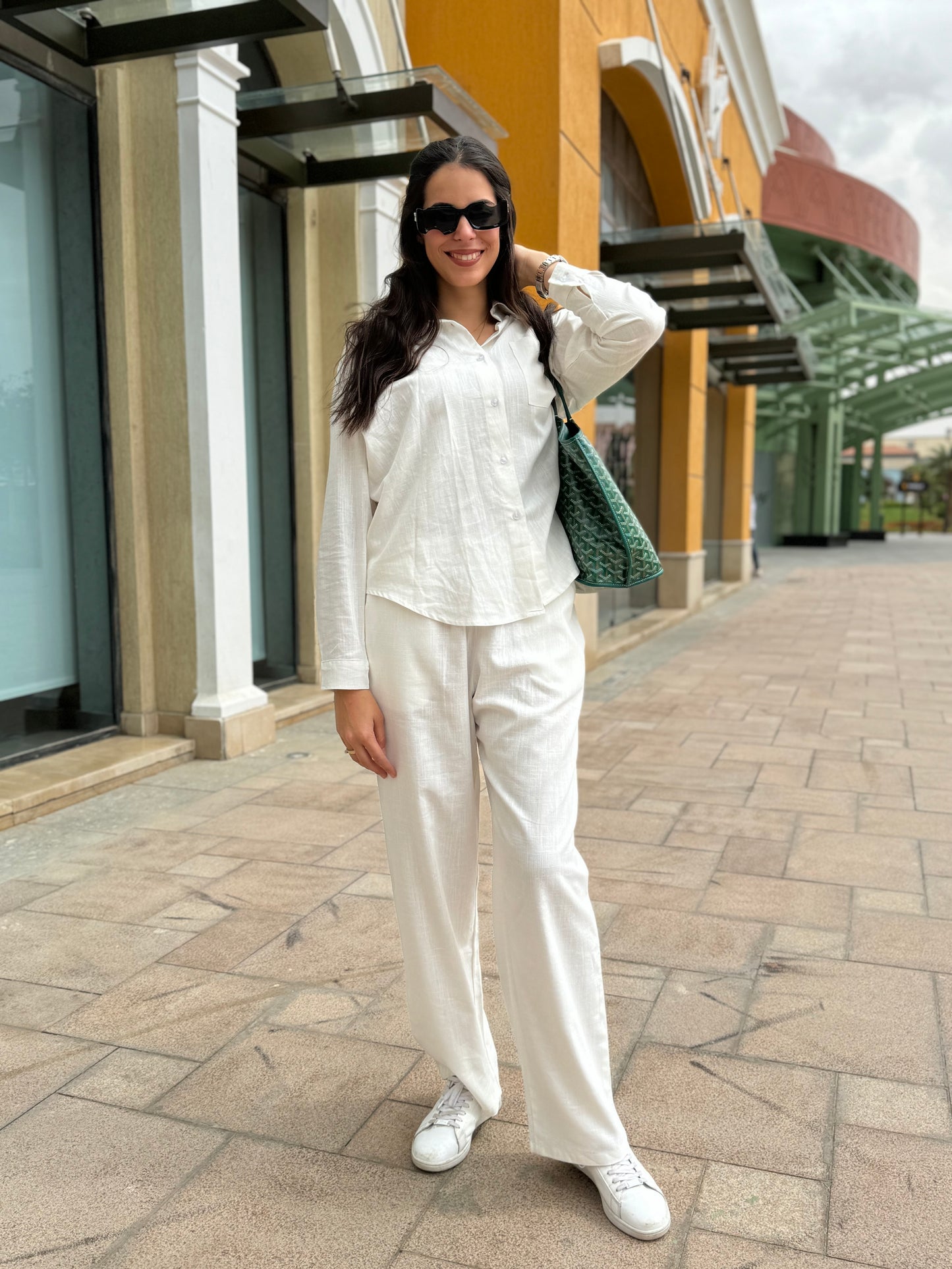 Linen Set Off White