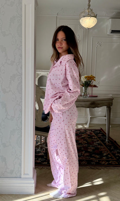The Classic Long Sleeve PJ - Cherries