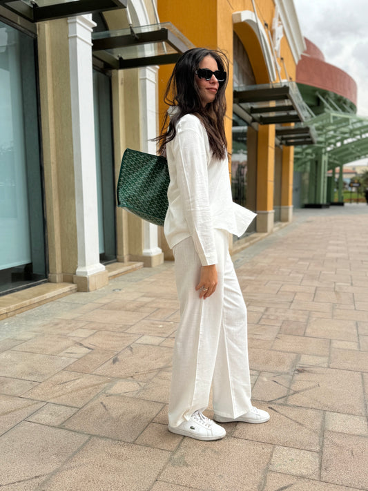 Linen Set Off White