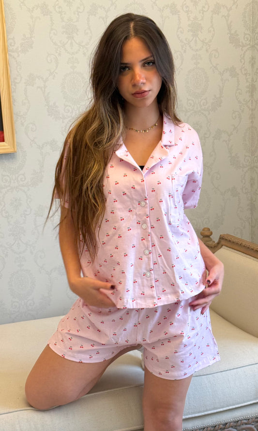 The Classic Shorts PJ - Cherries