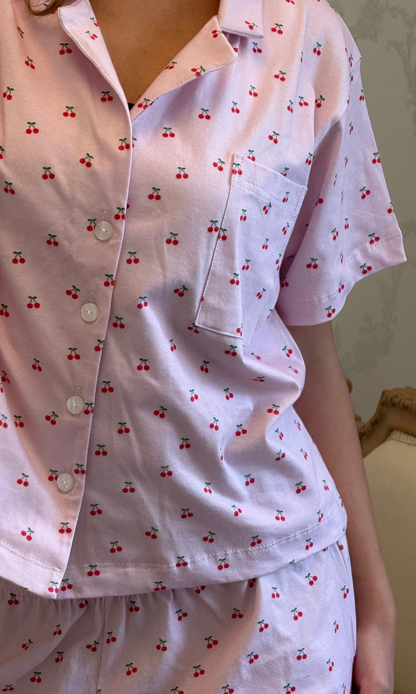 The Classic Shorts PJ - Cherries