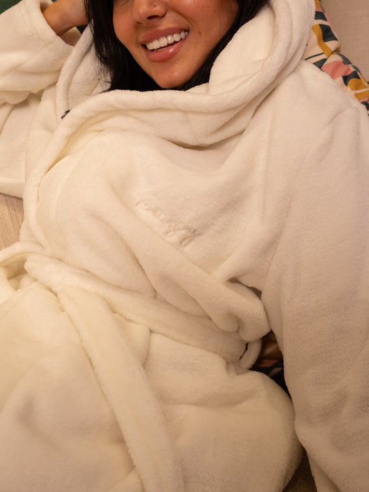 Off White Cozy - Fur Robe