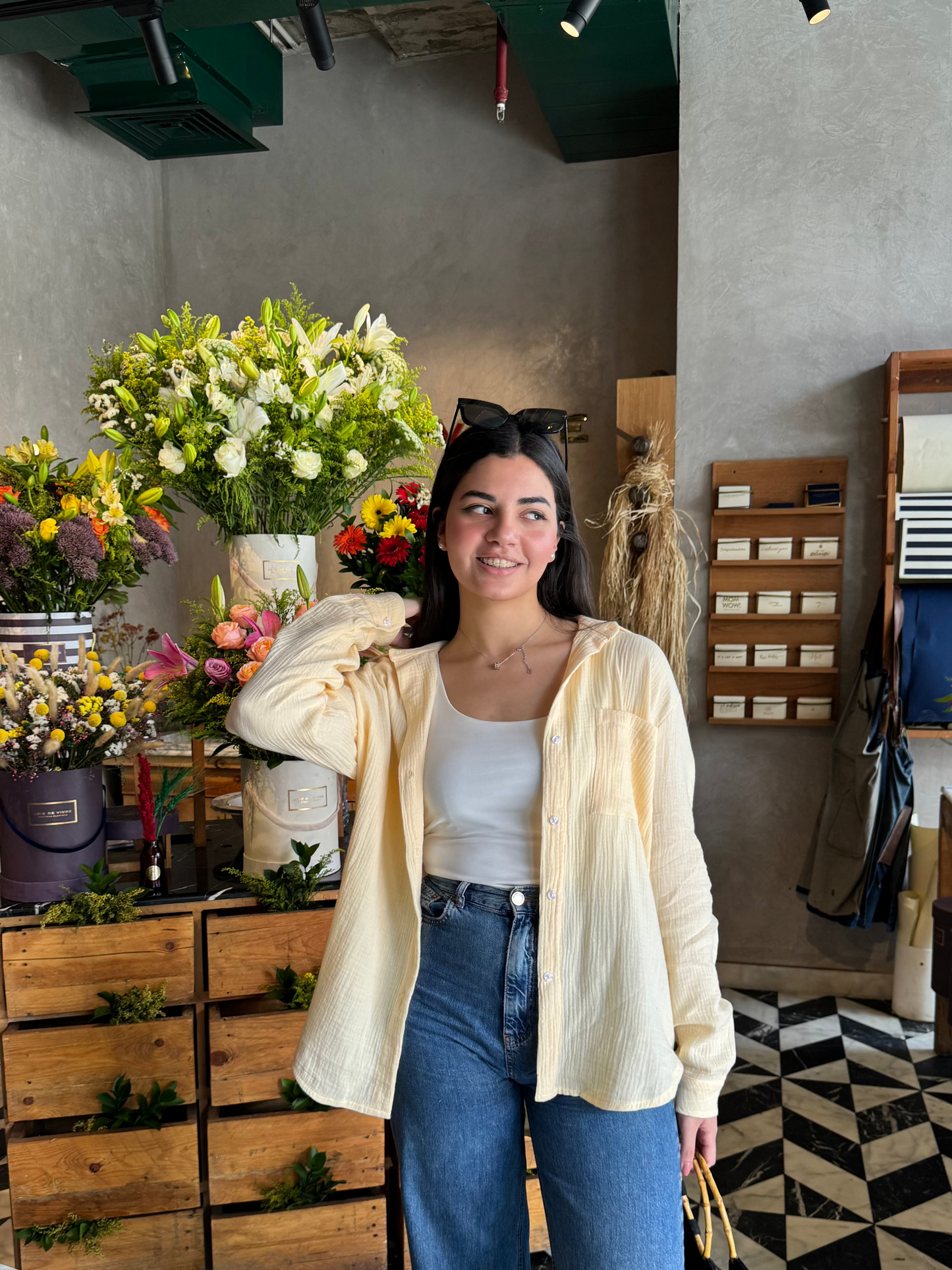 Muslin Shirt Butter Yellow